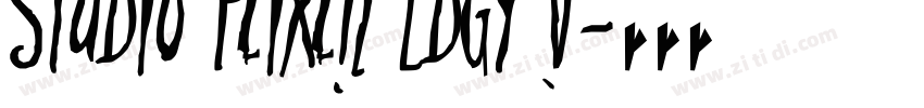 Studio Feixen Edgy V字体转换